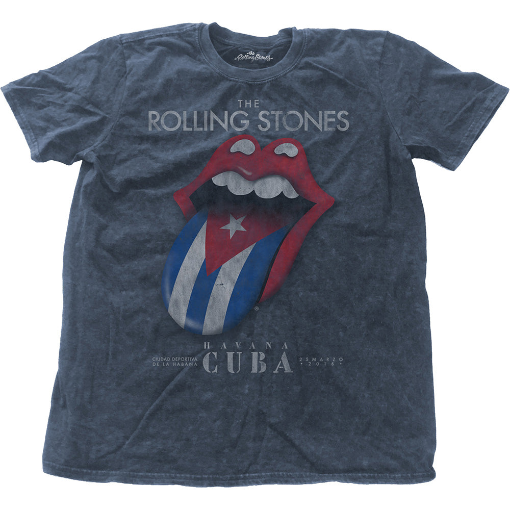 The Rolling Stones Unisex T-Shirt: Havana Cuba (Wash Collection) T-Shirt