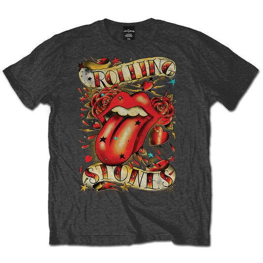 The Rolling Stones Unisex T-Shirt: Tongues & Stars T-Shirt