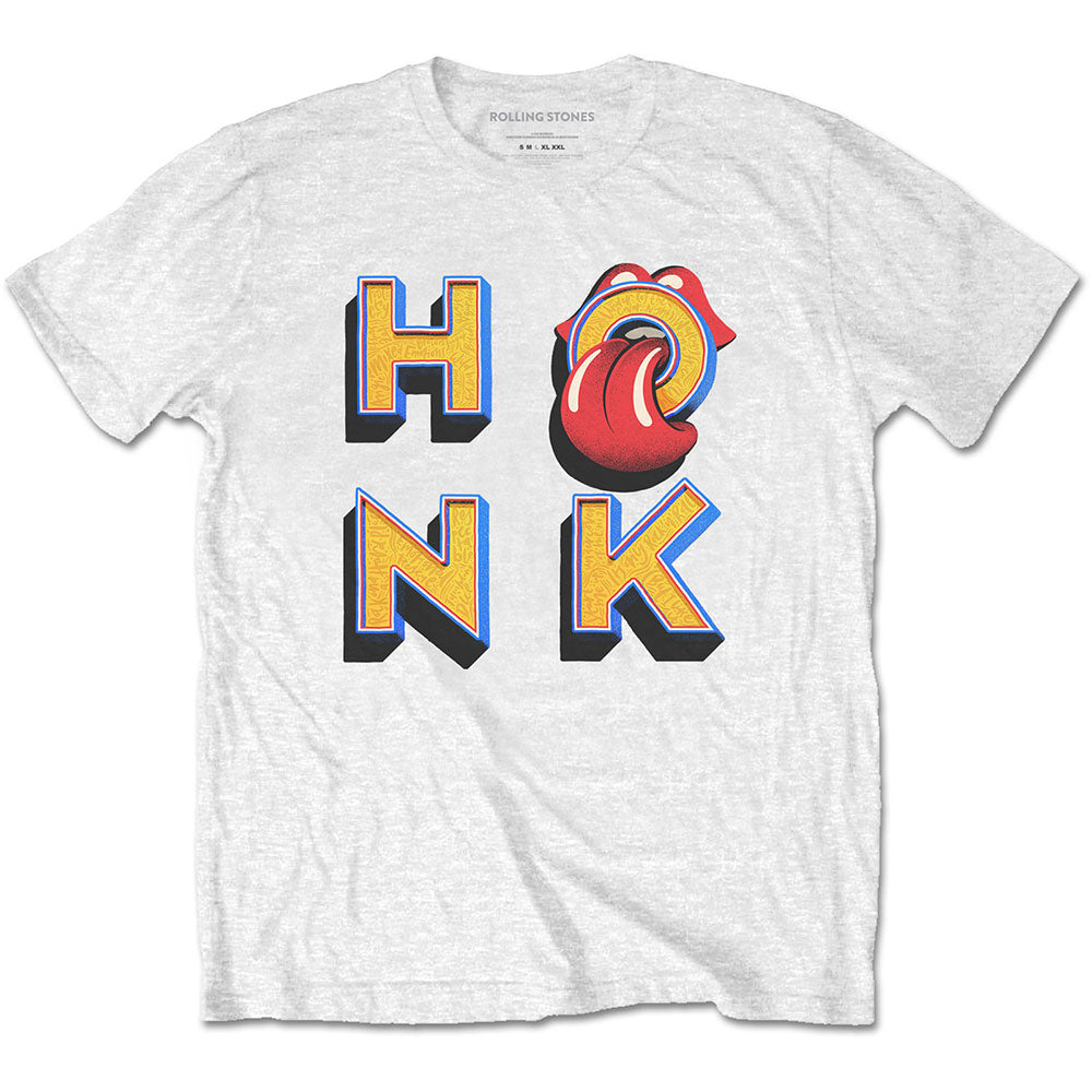 The Rolling Stones Unisex T-Shirt: Honk Letters T-Shirt