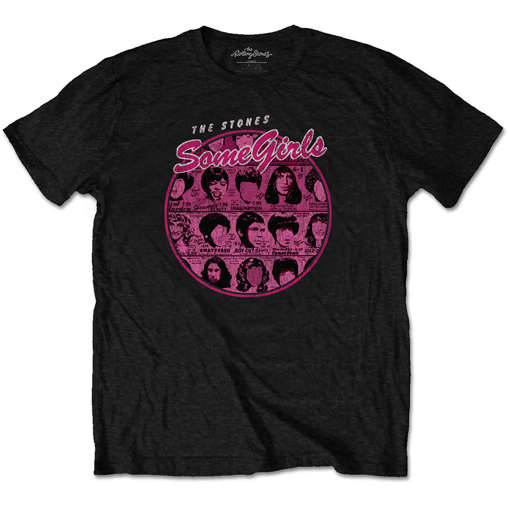 The Rolling Stones Unisex T-Shirt: Some Girls Circle Version 1 T-Shirt