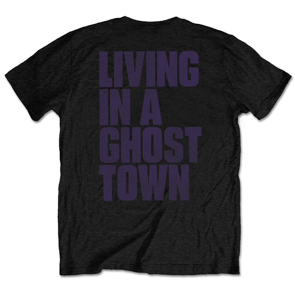 The Rolling Stones Unisex T-Shirt: Ghost Town Distressed (Back Print) T-Shirt