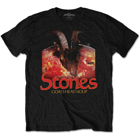 The Rolling Stones Unisex T-Shirt: Goats Head Soup with Logo T-Shirt