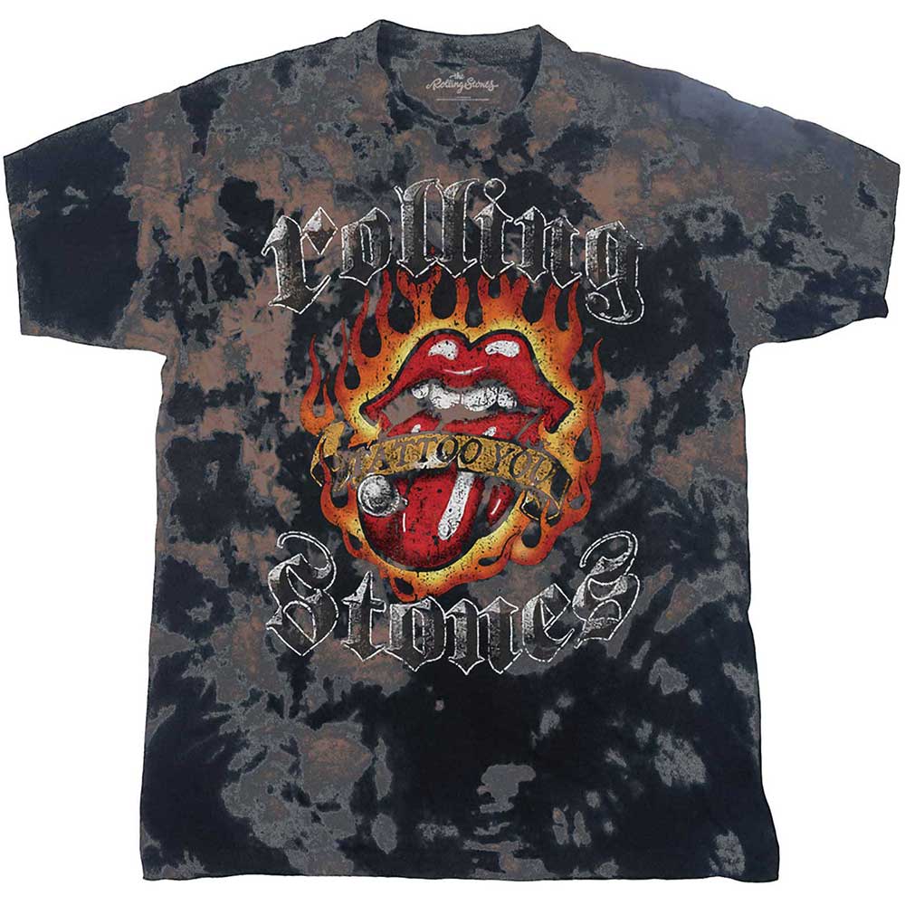 The Rolling Stones Kids T-Shirt: Tattoo Flames (Wash Collection) T-Shirt