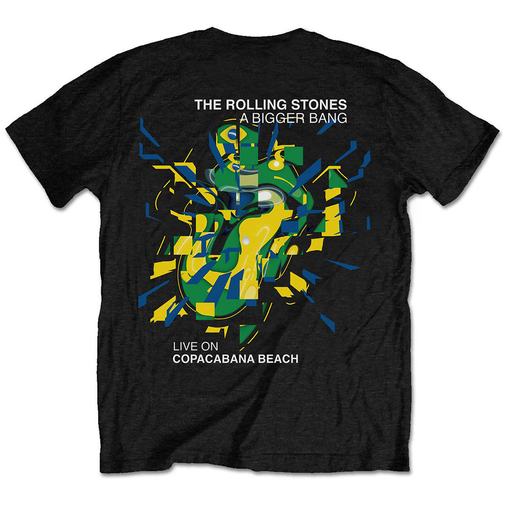 The Rolling Stones Unisex T-Shirt: Bigger Bang - Brazil '80 (Back Print) T-Shirt