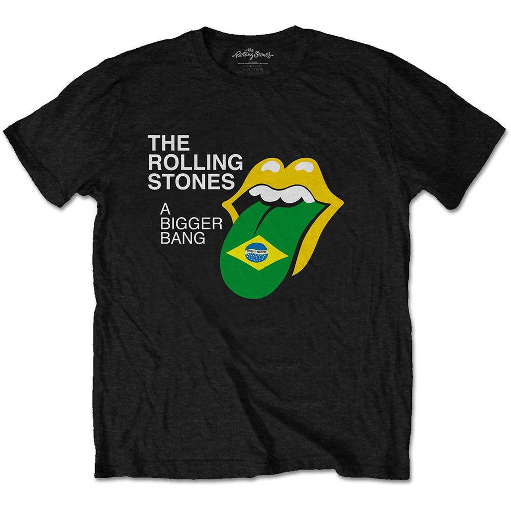 The Rolling Stones Unisex T-Shirt: Bigger Bang - Brazil '80 (Back Print) T-Shirt