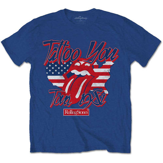 The Rolling Stones Unisex T-Shirt: Tattoo You Americana T-Shirt