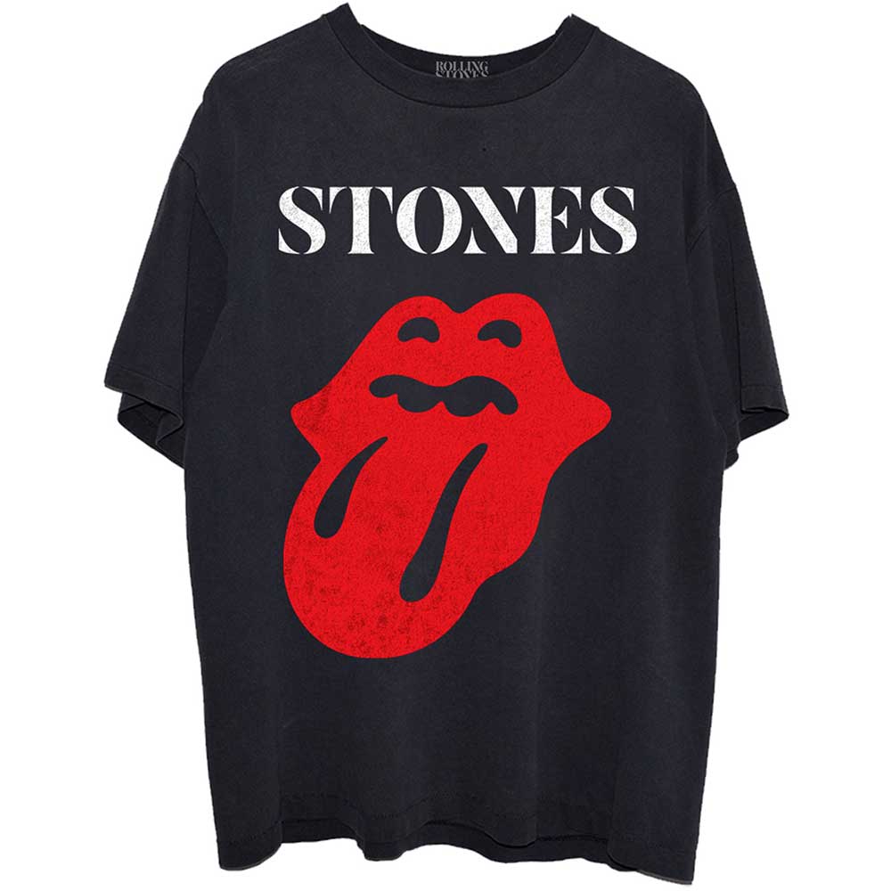 The Rolling Stones Unisex T-Shirt: Sixty Classic Vintage Solid Tongue T-Shirt