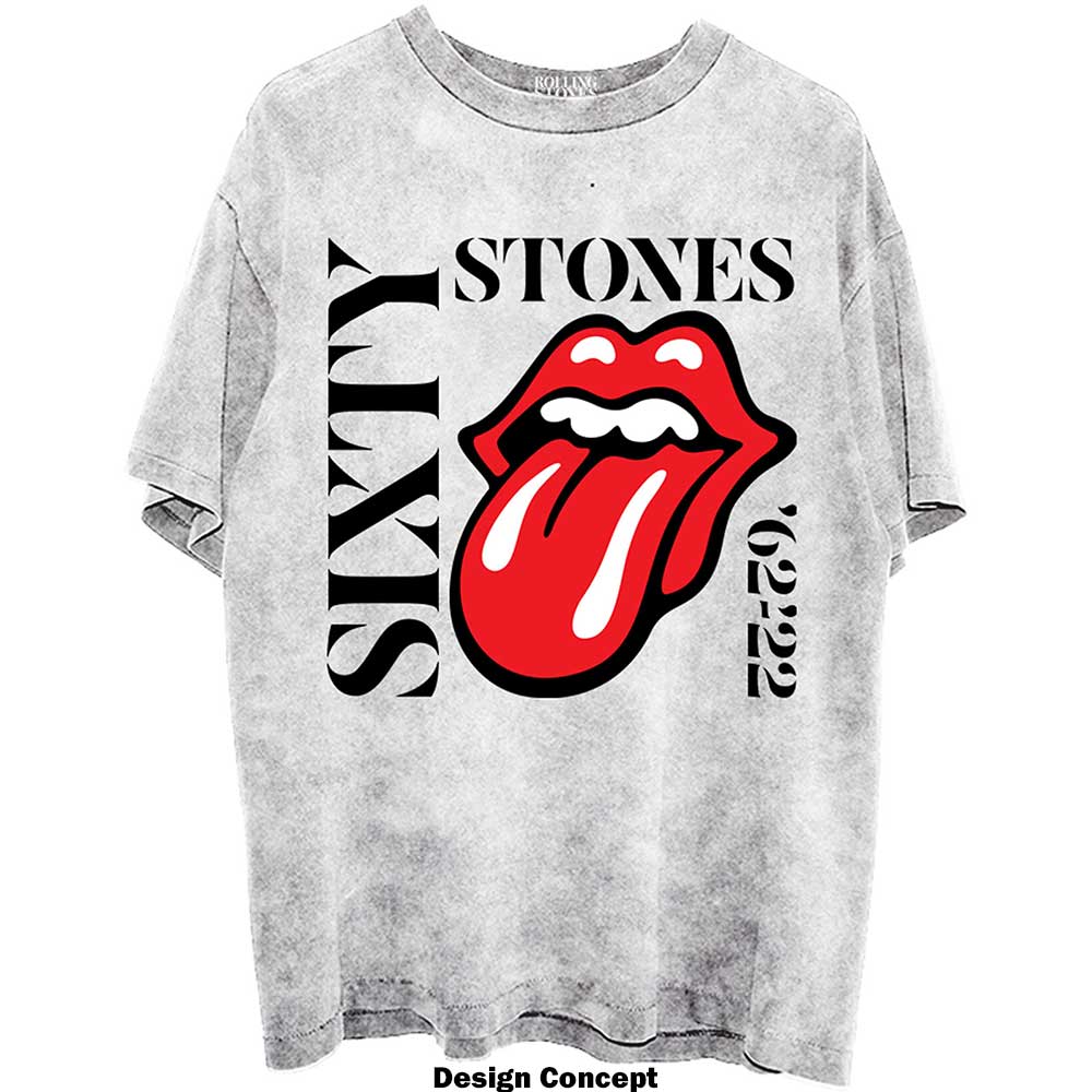 The Rolling Stones Unisex T-Shirt: Sixty Vertical (Wash Collection) T-Shirt