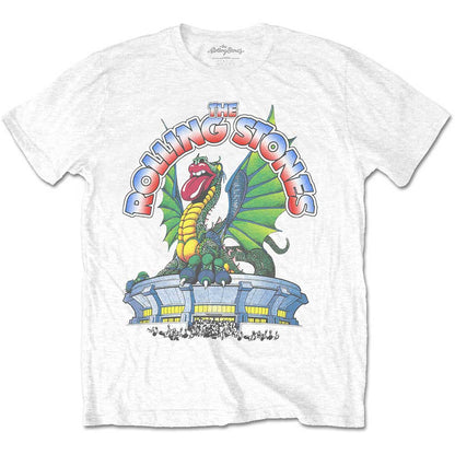 The Rolling Stones Unisex T-Shirt: 81 Tour Dragon (Back Print) T-Shirt