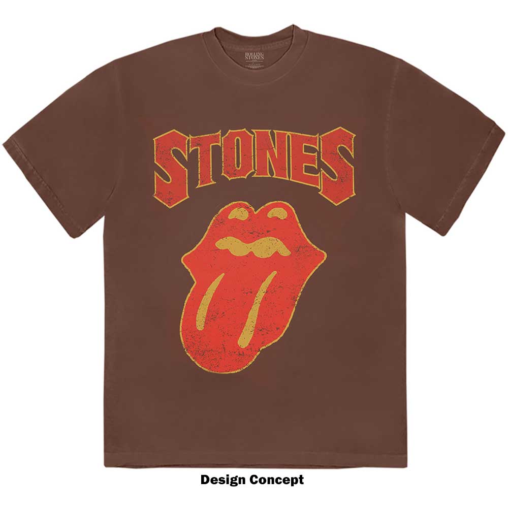 The Rolling Stones Unisex T-Shirt: Gothic Text T-Shirt