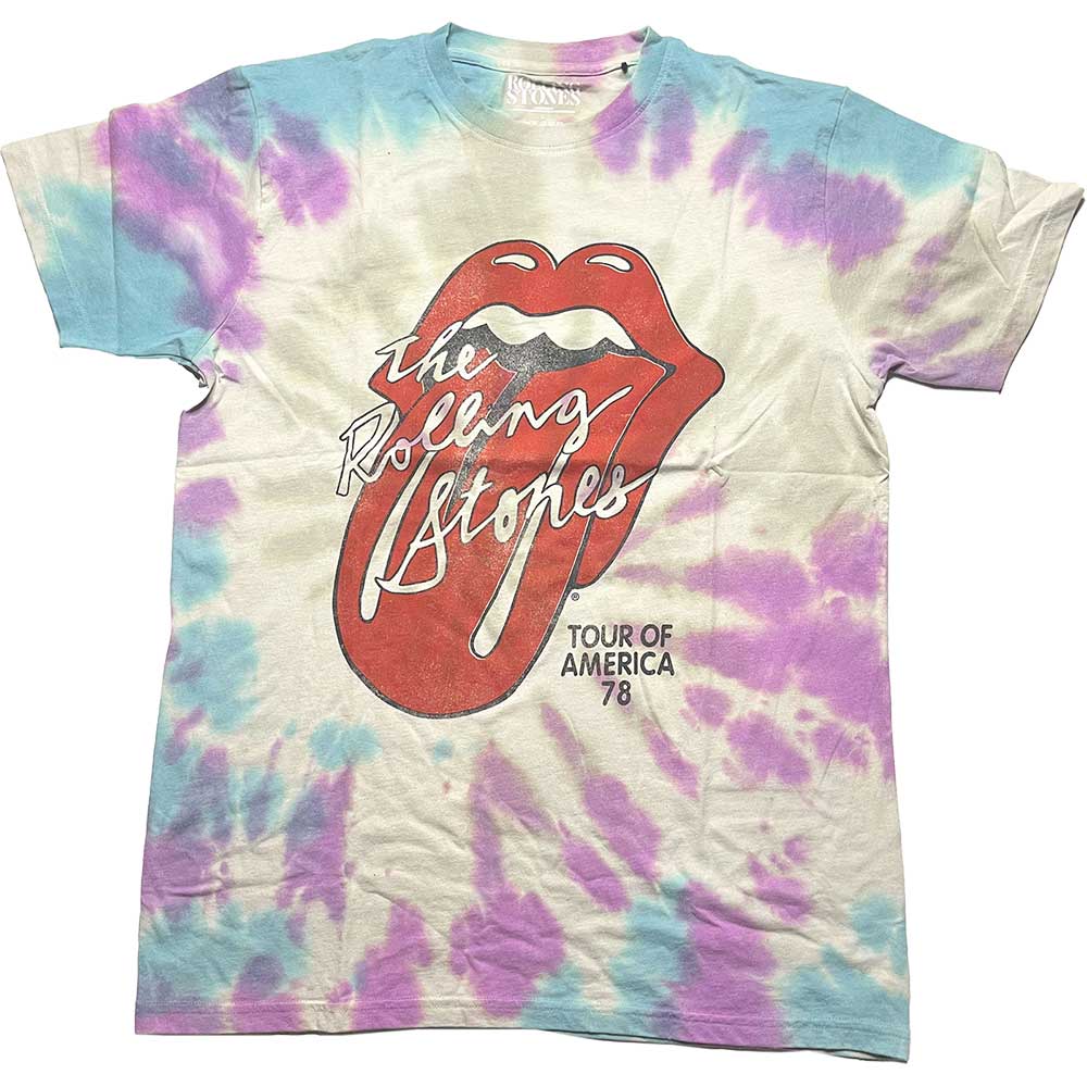 The Rolling Stones Unisex T-Shirt: Tour of USA '78 (Wash Collection) T-Shirt