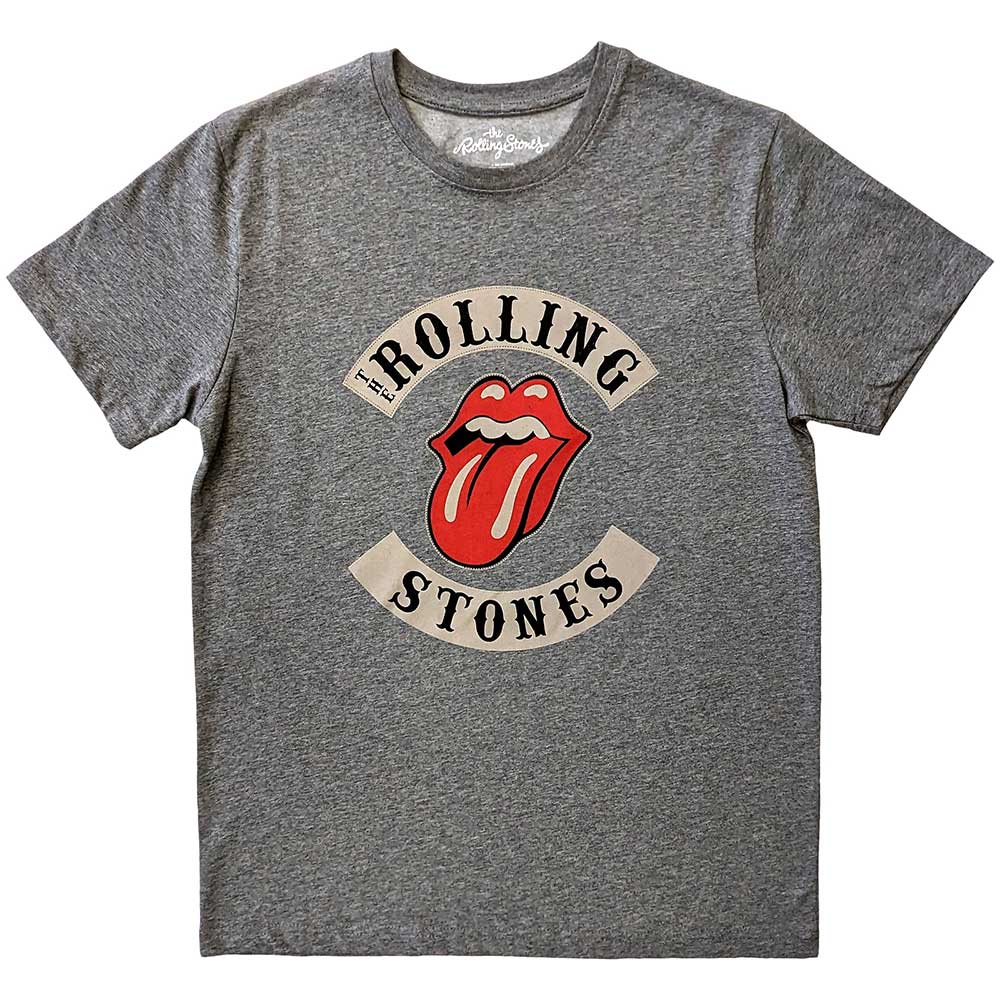 The Rolling Stones Unisex T-Shirt: Biker Tongue T-Shirt