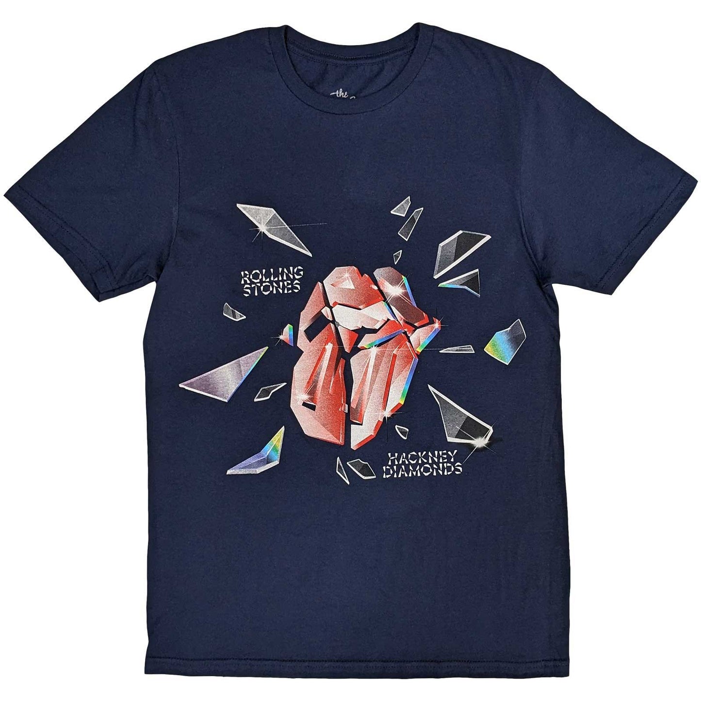 Een foto van een T-Shirt van The Rolling Stones.