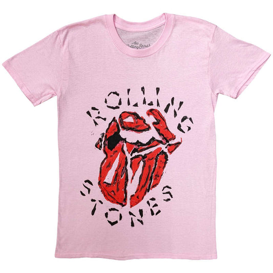 Een foto van een T-Shirt van The Rolling Stones.