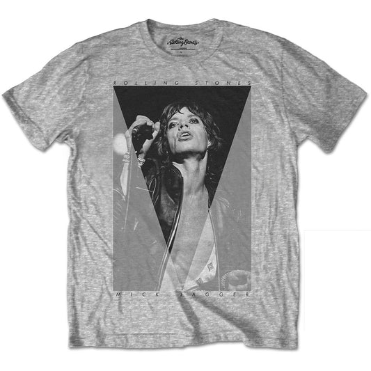 The Rolling Stones Unisex T-Shirt: Mick Triangle T-Shirt