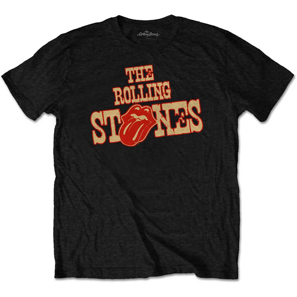 The Rolling Stones Unisex T-Shirt: Wild West Logo T-Shirt