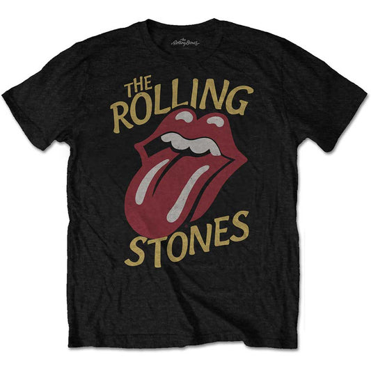 The Rolling Stones Unisex T-Shirt: Vintage Typeface T-Shirt