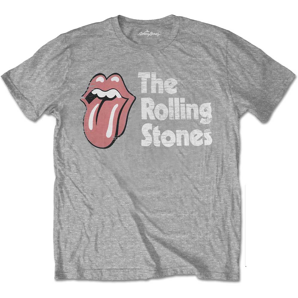 The Rolling Stones Unisex T-Shirt: Scratched Logo T-Shirt