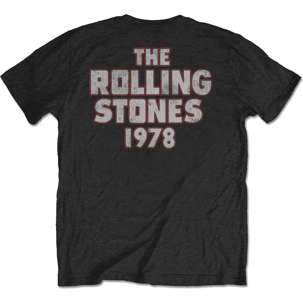 The Rolling Stones Unisex T-Shirt: Dragon '78 (Back Print) T-Shirt