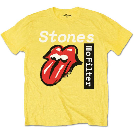 The Rolling Stones Kids T-Shirt: No Filter Text (Soft Hand Inks) T-Shirt