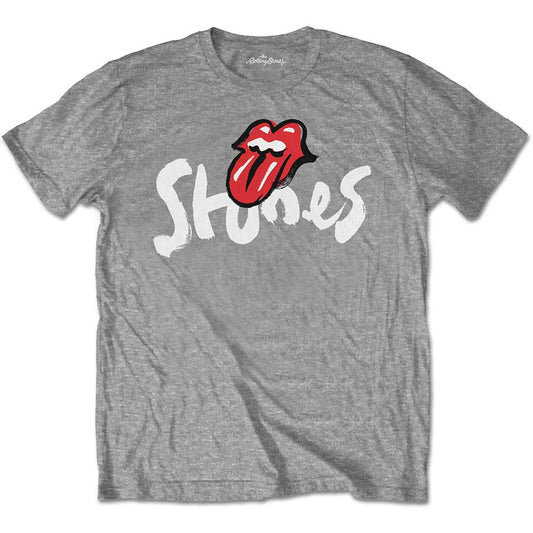 The Rolling Stones Unisex T-Shirt: No Filter Brush Strokes T-Shirt