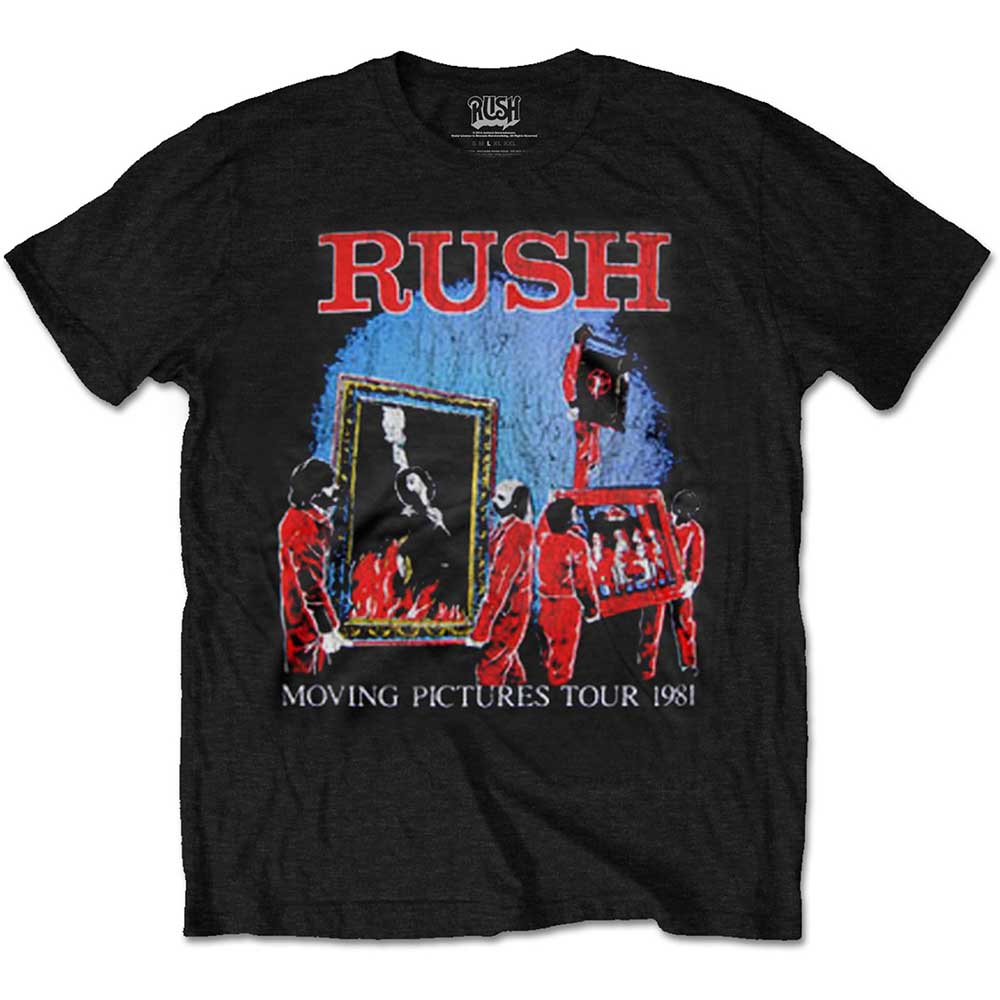 Rush Unisex T-Shirt: Moving Pictures Tour T-Shirt