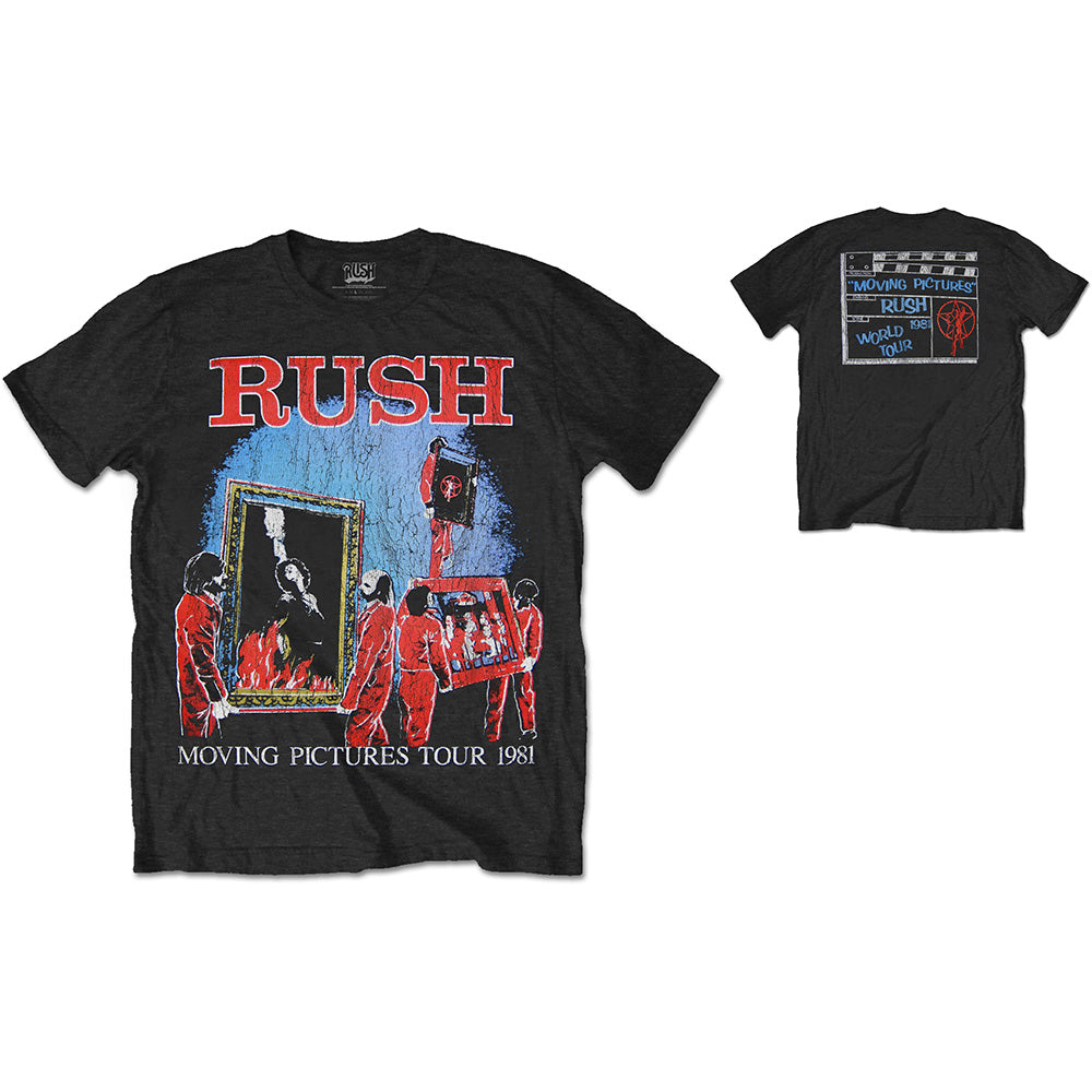 Rush Unisex T-Shirt: 1981 Tour (Back Print) T-Shirt