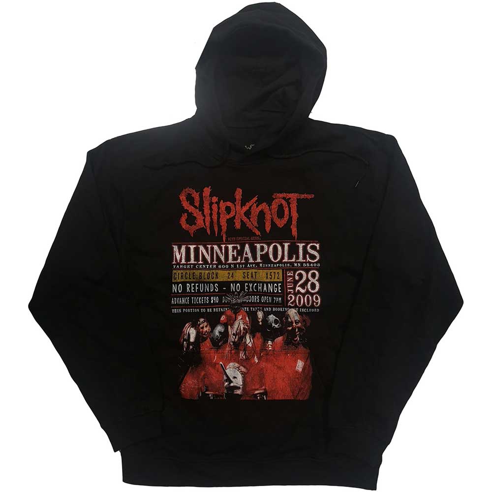 Slipknot Unisex Pullover Hoodie: Minneapolis '09 (Back Print & Eco-Friendly) Trui met capuchon