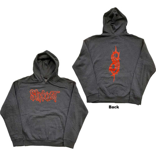 Slipknot Unisex Pullover Hoodie: Logo (Back Print) Trui met capuchon