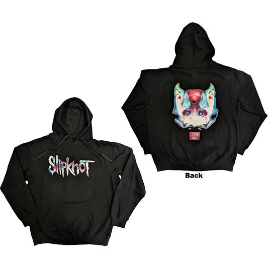 Slipknot Unisex Pullover Hoodie: Eye Logo (Back Print) Trui met capuchon