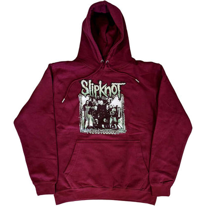 Slipknot Unisex Pullover Hoodie: Barcode Photo (Back Print) Trui met capuchon