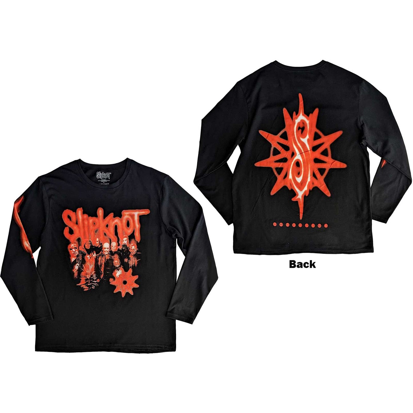 Een foto van een Long Sleeve T-Shirt van Slipknot.