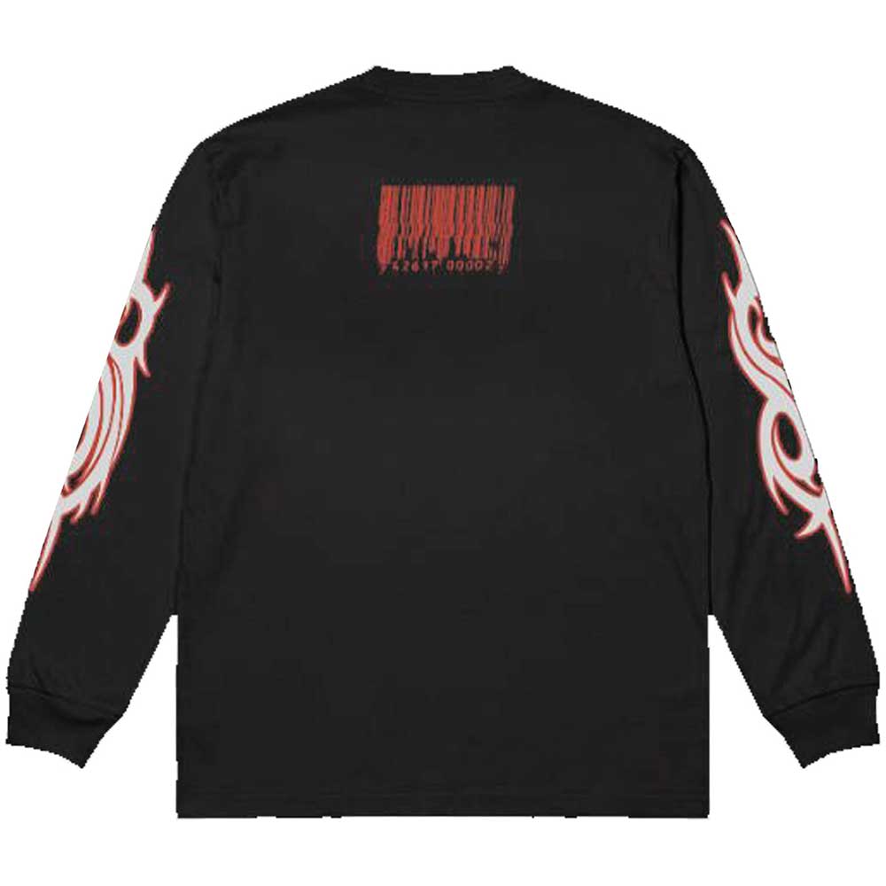 Slipknot Unisex Long Sleeve T-Shirt: Spit it Out (Back & Sleeve Print) Long Sleeve T-Shirt