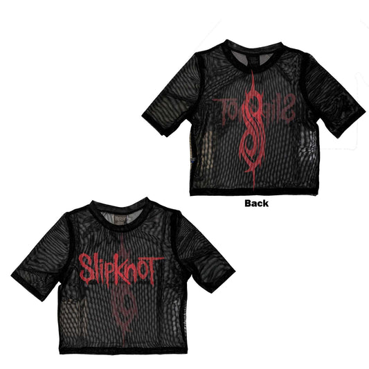 Een foto van een Crop Top van Slipknot.