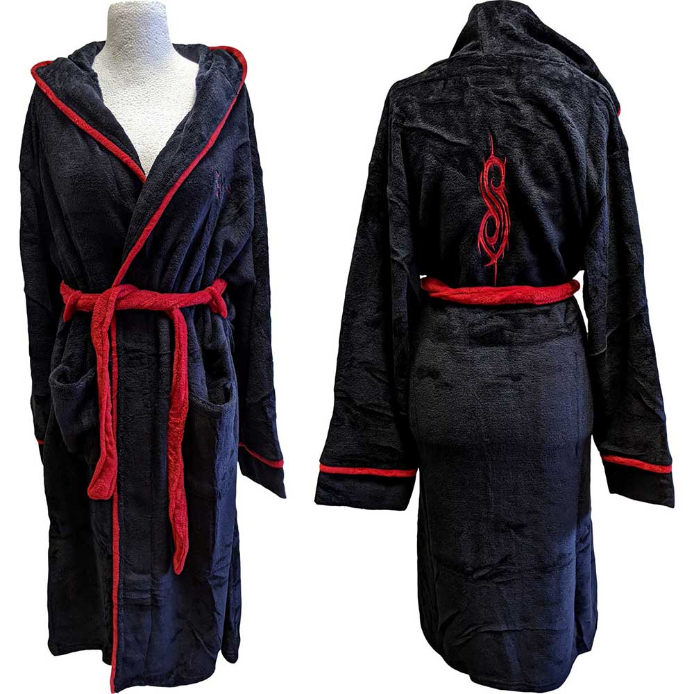 Slipknot Unisex Bathrobe: Logo & Tribal S (Small - Medium) Bathrobe