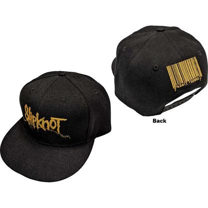 Slipknot Unisex Snapback Cap: Barcode (Back Print) Snapback-pet