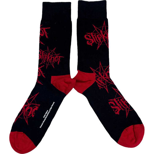 Slipknot Unisex Ankle Socks: Logo & Nonagram (UK Size 7 - 11) Enkelsokken