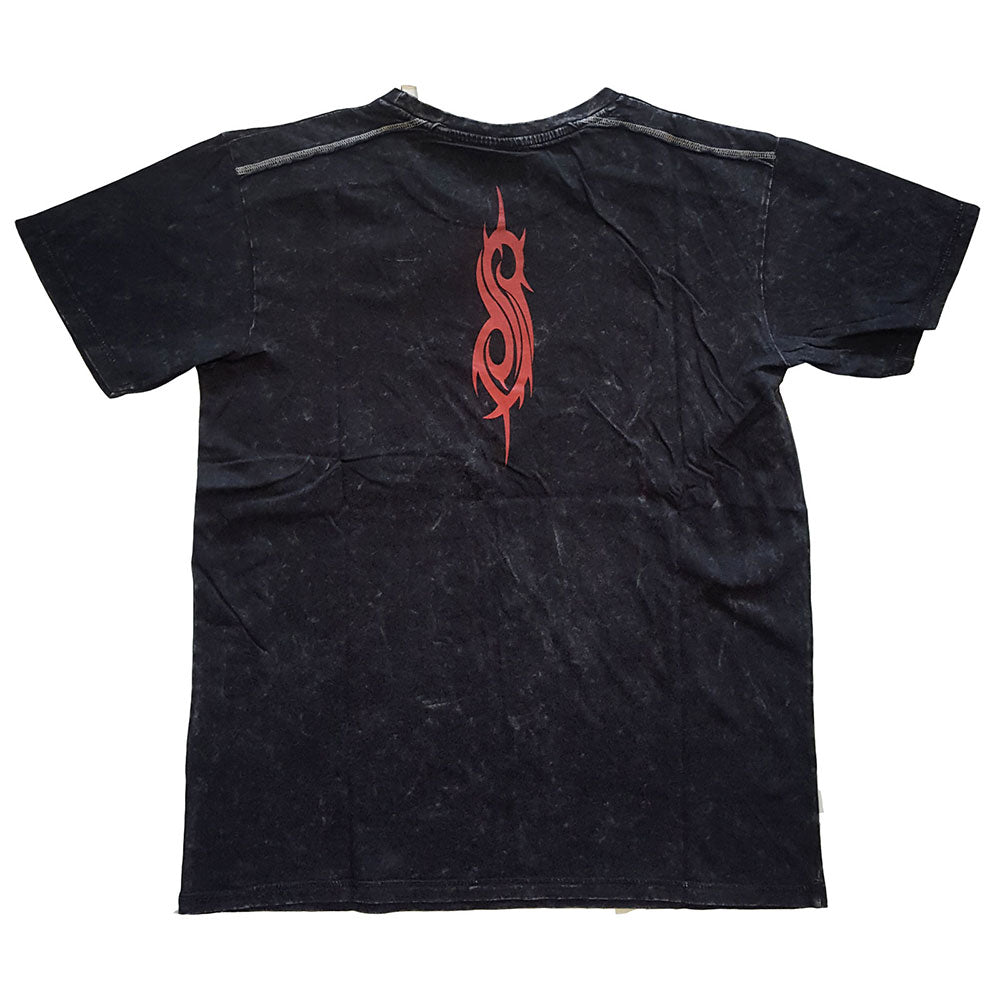 Slipknot Unisex T-Shirt: Logo (Wash Collection & Back Print) T-Shirt