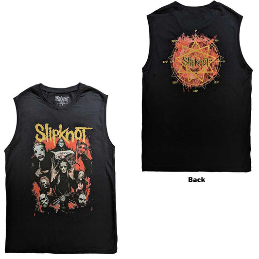 Slipknot Unisex Tank T-Shirt: Come Play Dying (Back Print) Tank T-Shirt