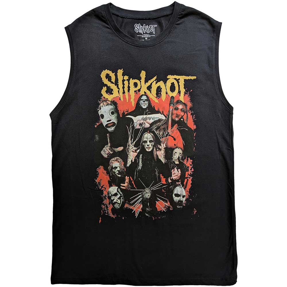 Slipknot Unisex Tank T-Shirt: Come Play Dying (Back Print) Tank T-Shirt