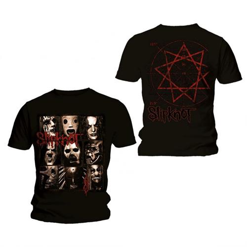 Slipknot Unisex T-Shirt: Mezzotint Decay (Back Print) T-Shirt