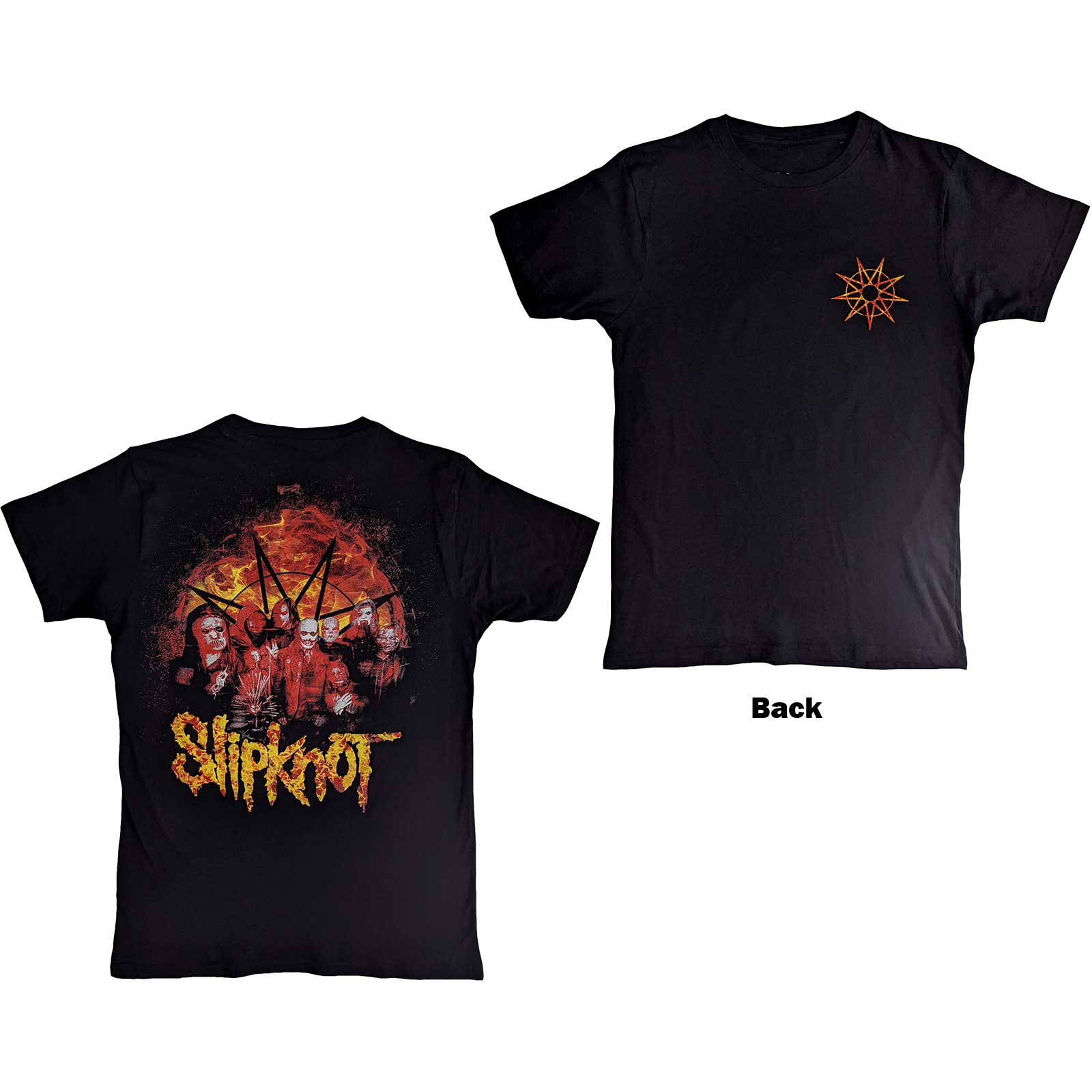 Een foto van een T-Shirt van Slipknot.