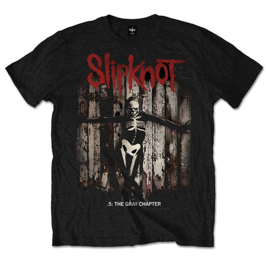 Slipknot Unisex T-Shirt: .5: The Gray Chapter Album T-Shirt