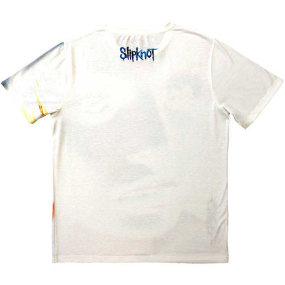 Slipknot Unisex T-Shirt: Adderall Face Inverted (Back Print) T-Shirt