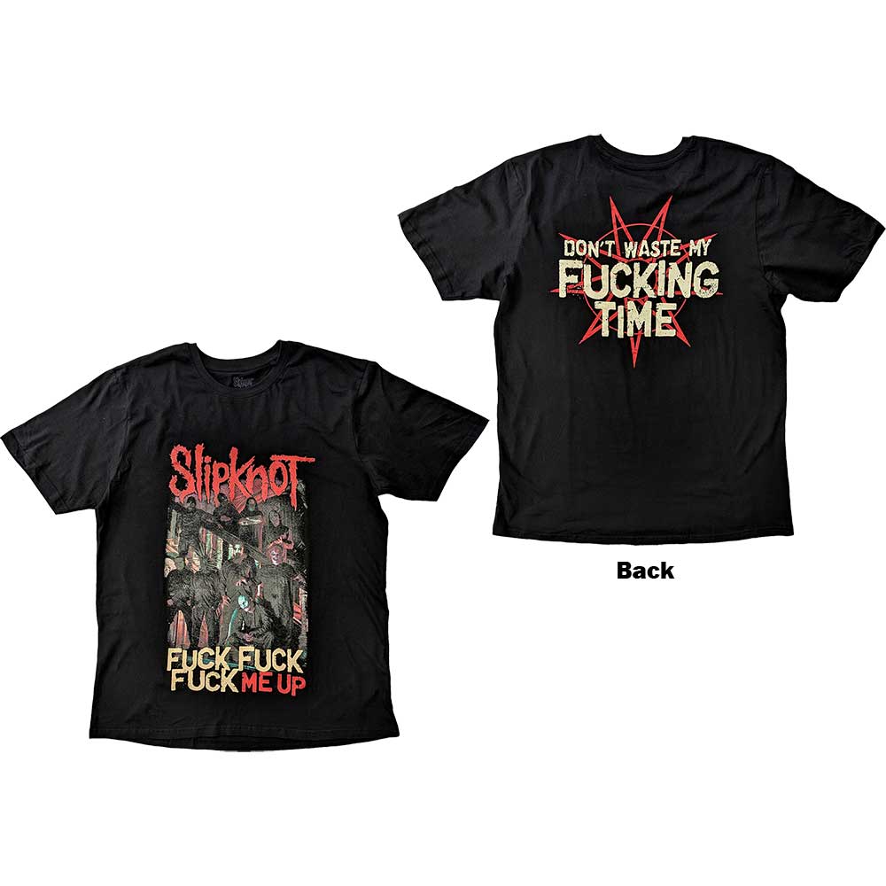 Slipknot Unisex T-Shirt: Fuck Me Up (Back Print) T-Shirt