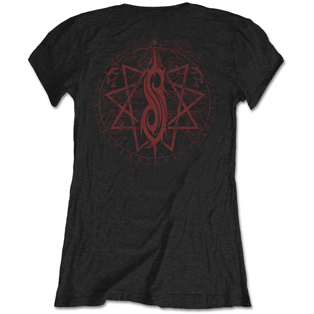 Slipknot Ladies T-Shirt: Evil Witch (Back Print) T-Shirt