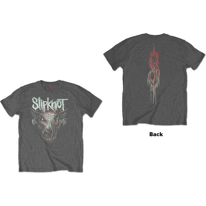 Slipknot Kids T-Shirt: Infected Goat (Back Print) T-Shirt