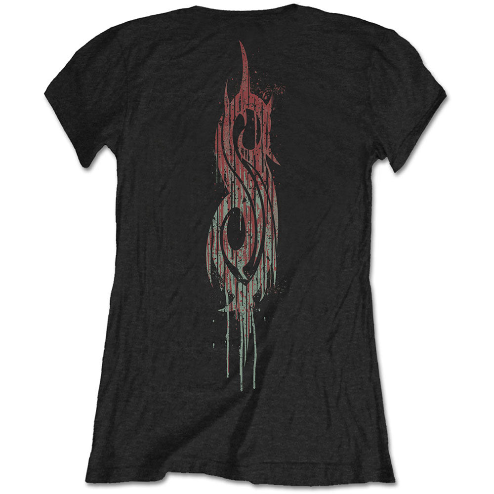 Slipknot Ladies T-Shirt: Infected Goat (Back Print) T-Shirt