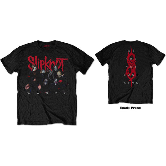 Slipknot Unisex T-Shirt: WANYK Logo (Back Print) T-Shirt