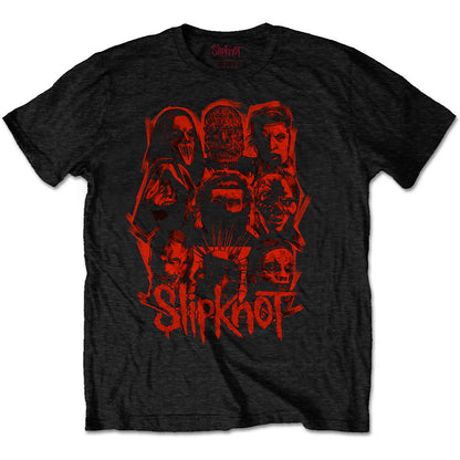 Slipknot Unisex T-Shirt: WANYK Red Patch (Back Print) T-Shirt